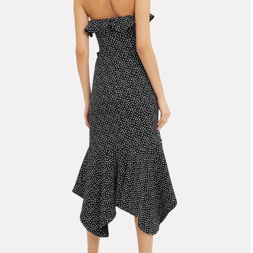 Jonathan Sinski ASYMMETRIC RUFFLE DRESS 0 - Picture 3 of 3